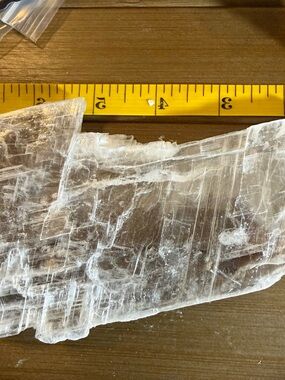 🌙 Stunning Natural Selenite Slab – Large Crystal Display